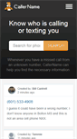 Mobile Screenshot of callername.net