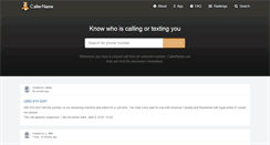 Desktop Screenshot of callername.com
